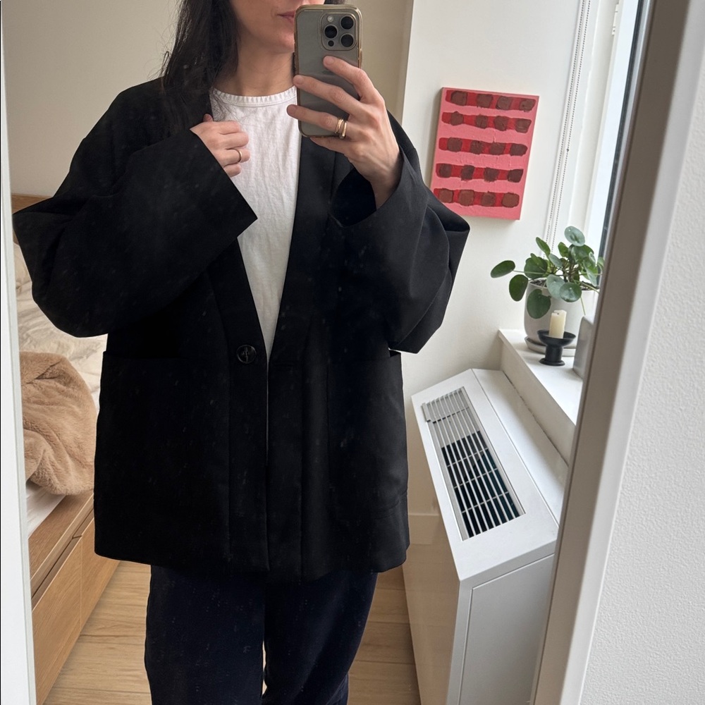 Rodebjer black oversized blazer